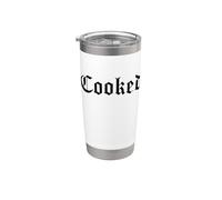 Cooked - Funny Cursing Safe Swear Word Gen Z Slang Meme Vaso térmico de acero inoxidable de doble pared