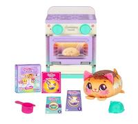 Cookeez Makery Lil' Bakez Horno, mezcla la masa y haz una mascota sorpresa perfumada en forma de un juguete de peluche deliciosamente perfumado, 6 amigos de peluche perfumados diferentes para hacer
