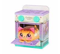 Cookeez Makery Mini Oven Playset, Juguete Infantil Interactivo, Ingredientes para Crear tu Mascota de Peluche, Tiene Sonidos y Olor Dulce, Niños +5 Años, Modelo Aleatorio, Famosa (CKE06000)