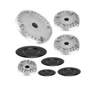 Cooker Hat Set Stove Lid Upgraded, Oven Gas Hob Burner Crown Flame Cap, Gas Burner Flame Cap Fits Most Gas Stove Burners_Special Gift