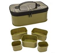CookiBlend Bolsa de almacenamiento de peces reforzada e impermeable hecha de material EVA, herramienta esencial para cualquier pescador, como lo muestra la imagen