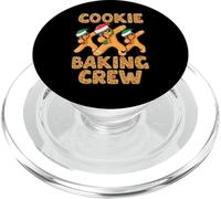 Cookie Baking Crew Dabbing Gingerbread Hombres Sombreros de Navidad PopSockets PopGrip para MagSafe
