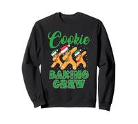 Cookie Baking Crew Dabbing Gingerbread Hombres Sombreros de Navidad Sudadera