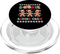 Cookie Baking Crew Gingerbread Hombres con Sombreros de Navidad PopSockets PopGrip para MagSafe