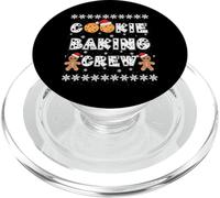 Cookie Baking Crew Gingerbread Hombres con Sombreros de Navidad PopSockets PopGrip para MagSafe