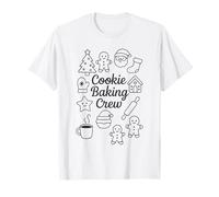 Cookie Baking Crew Holiday Family Christmas Camiseta