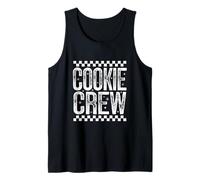 Cookie Baking Crew Merry Christmas Retro Holiday Cita Camiseta sin Mangas