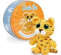 Cookie Box Crochet Kit de ganchillo para Principiantes - Aprende a Teje Animales Amigurumi con Hilo y Video Tutorial, Regalo para Niños 12+ y Adultos