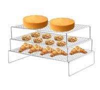 Cookie Cooling Racks - 14.09x9.02x2.87 Inches Stainless Steel Stackable Cake Cooler Rack,Dishwasher Safe Baking Cooler Rack For Cookie, Pizza, Cake