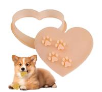 Cookie Cutter | Paw Print Fondant Mold | Heart Shaped Cookie Cutter for Christmas Holiday Party Restaurant Dormitory Apartment Kitchen Men Women Beginner
