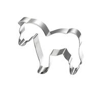 Cookie Cutter - Stainless Steel Horse Shapes 2026 | Year of the Horse Baking Molds Pie Dessert Fondant Cake Chocolate Decorating Tool for Home Kitchen Bakery Restaurant