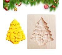 Cookie Cutter - Wood Santa A | Funny Festive Baking Supplies - Cookie Cutter For Cakes, Pastries, Desserts & Treats - Perfect For Holiday Parties, Home, Kitchen, Restaurant, Adults & Kids