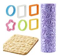 Cookie Cutters - Sea Creatures Embossing Stamps Baking Tool