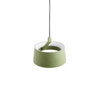 LOOM DESIGN Lámpara colgante LED Cookie, verde, aluminio Ø 15 cm EC:EPREL:1774837