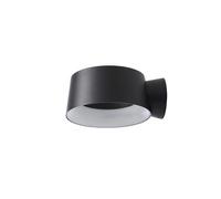 LOOM DESIGN Aplique de pared LED Cookie negro aluminio Ø 15 cm EC:EPREL:1774725