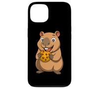 Cookie Lover Capybara Cartoon Cute Water Pig Snack Diseño Carcasa para iPhone 13