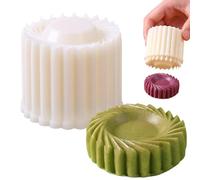Cookie Molds - Food-Grade Reusable 3D Flower Baking Set | Cookie Cutters Treat Molds for Homemade Mooncake Dessert Pastry Treat Home Kitchen Bakery Picnic Party