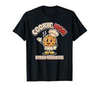 Cookie Mom Baked with Love Funny Baking Diseño Gráfico Camiseta
