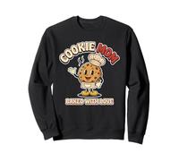Cookie Mom Baked with Love Funny Baking Diseño Gráfico Sudadera