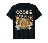 Cookie of The Wild One Safari Primer Cumpleaños Camiseta
