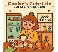 Cookie’s Cozy Life: Cute and Cozy Coloring Book for Adults & Teens Featuring Relaxing Hygge Scenes and Adorable Characters: Relaxing Coloring Pages ... Simple Joys for Stress Relief and Creativity