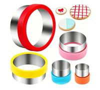 Cookie & Sandwich Cutter Set, Fun Shapes, Kids Lunch Bento Box Maker(C)