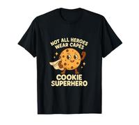 Cookie Superhero Graphic Novedad Chocolate Chip Hero Camiseta