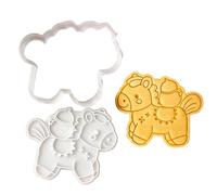 CookieCutter - Molde antiadherente impreso en 3D, antiadherente impreso en 3D, moldes para hornear galletas del año 2026, moldes para galletas de Año Nuevo, formas de galletas de Año Nuevo,