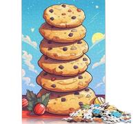 Cookies Christmas Vibes Puzzles Imposible,desafío para Adultos Entretenimiento Creativo 1000 Piezas Obra De Arte De Juego De para Adultos, Regalos A Partir De 14 Años 1000pcs (38x26cm)