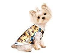 Cookies Food Chocolate Chips - Ropa para perros pequeños, transpirable, para cachorros, gatitos, perros y gatos