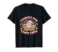 Cookies for Santa Crew - Camisetas de Navidad Divertidas para Fiestas Camiseta