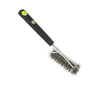 Cook'In Garden, AC179, Cepillo de 2 Cabezas magnético para Limpiar tu Parrilla de Barbacoa con Mango magnético para Guardar Tus Utensilios de Forma Sencilla