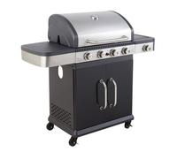 Cook'in garden - barbacoa de gas fidgi 4 con termómetro - 4 quemadores + hornillo 14,5kw