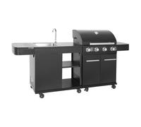 Cook'in garden - cocina exterior modular fyra - 4 quemadores