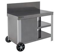 Cook'in garden - Desserte Nova 110 - Carro con Superficie de Trabajo - Mueble con Ruedas - Fácil de Mover - Credenza, Cajón de Almacenamiento, 2 Estantes