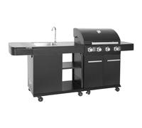 Cook'in Garden Happy Garden - Cocina Exterior Modular FYRA 12 Personas - 4 quemadores
