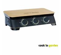 Cook'In Garden PG093 Plancha de gas 2B DUNE 70 con 3 fuegos