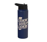 Cookin' Good Lookin' - Cocinero divertido Stainless Steel Insulated Water Bottle