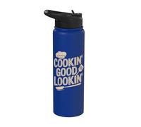 Cookin' Good Lookin' - Cocinero divertido Stainless Steel Insulated Water Bottle