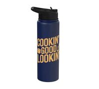 Cookin' Good Lookin' - Cocinero divertido Stainless Steel Insulated Water Bottle