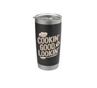 Cookin' Good Lookin' - Cocinero divertido Vaso térmico de acero inoxidable de doble pared