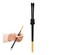 Cooking Chopsticks - Heat Guard Utensil for Safe Stirring | Glass Fiber Rods with Silicone Grip Tips, Anti Scald Long Length Tool for Frying Hotpots Mixing Turning Food Kitchen Tasks