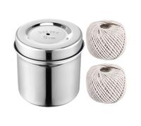 Cooking Cotton Twine - 8 x 9 cm Center-Pull Strong Food-Grade Kitchen Cord, Convenient Dispensing | Culinary Twine for Meat Poultry Roast Turkey Baking Tamales Grilling BBQ Home Cooks Chefs