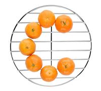 Cooking Grate, Round Stainless Steel Wire Rack, Grill Grid Tray, Rust-Rust-Resistant BBQ Barbecue Cooking Accessory, for Kitchen, Camping, Picnic, Roasting, Steaming, Backyard, Garden Stoves