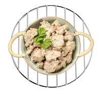 Cooking Grate, Wire Rack, 18.9in Round Design, Stainless Steel, Durable Grid for Barbecue Grill, Kitchen Roasting, Camping Picnic, Steaming Pot, Backyard Garden Stoves, Indoor Use