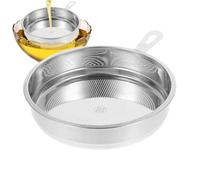 Cooking Oil Filter, Food Grade Sieve, Stainless Steel Separator with 5.28x1.18 Inches, Frying Strainer for Kitchen, Tea Pot, Matcha, Juicing, Baking, Cooking, Home and Professional Use