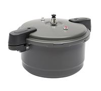 Cooking pots,9.5 Alloy Cooker Dark Grey Canner with with Spring Valve Devices Hand Control Cooking Pot for Various Furnaces