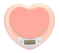 Cooking Scale, Large LCD Heart Shaped Food Scale Weighs From 0.05oz Up To 11lb Battery Powered/Rechargeable For Food, Baking, Cooking