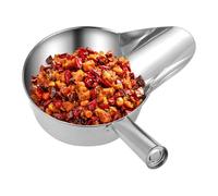 Cooking Scoop Tool, Duckbill Spout Utensil, Fried Food Shovel, Stainless Steel Scoops, 11,61 x 6,89 x 3,35 pulgadas, ideal para cookings, Stirring and Serving French Fries and Condiments