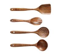 Cooking Serving Spoon - Natural Wooden Soup Spoon, Long Handle Serving Ladles for Food Mixing, Wooden Cooking Utensil with Safe Natural Build, Stirring Utensils, Noodle Spoons for Stirring